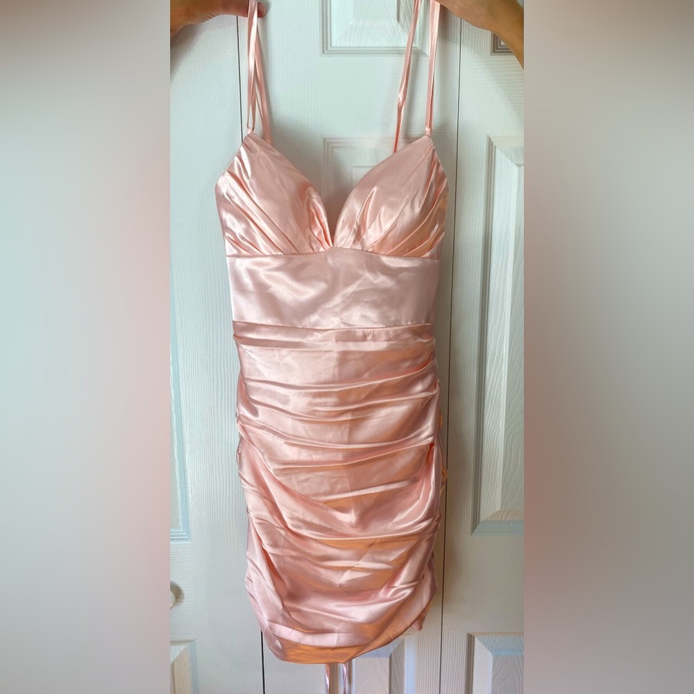 BRAND NEW pink Homecoming dress
